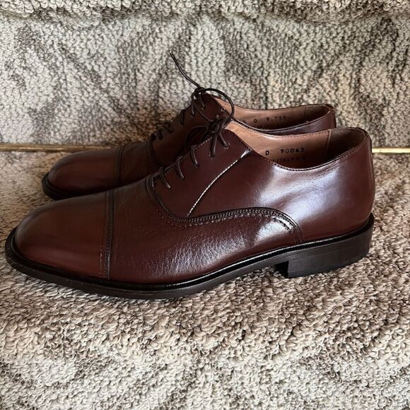 NWOB Men\'s Florsheim Imperial Cap Toe Dark Brown Leather Oxford Shoes Size 7.5 D main image 6